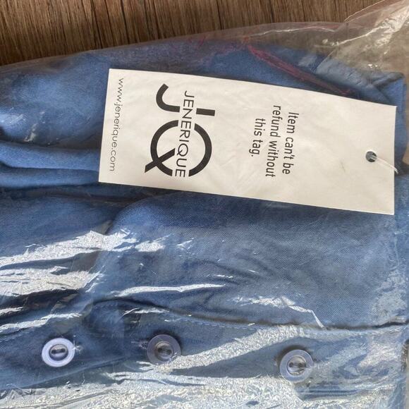 JQ by Jenerique sz 8 blue jumpsuit with pockets  NWT - Picture 12 of 14